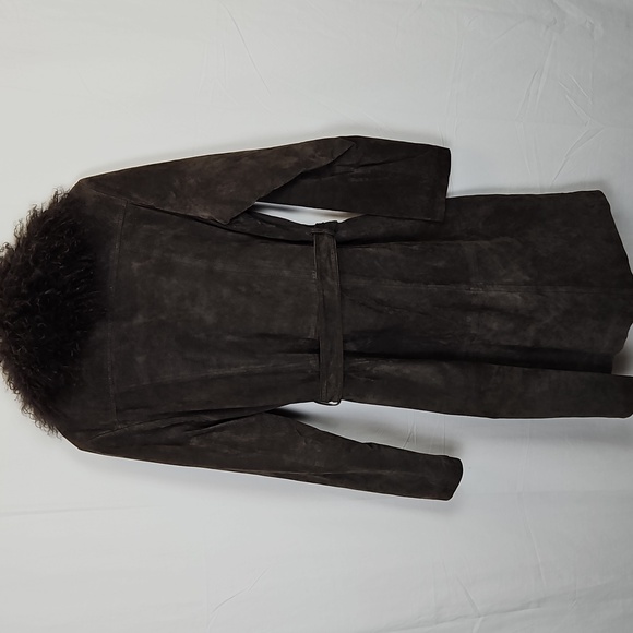 Vintage Marvin Richards Brown Suede Leather Jacket - Picture 5 of 12